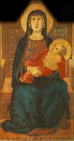 Ambrogio Lorenzetti Madonna of Vico l'Abate china oil painting image